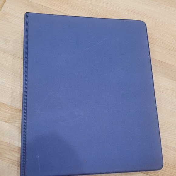 7.5" x 9" Binder w/ Set of Undated "Diary & Work Record" Pages and Address Tabs - Picture 4 of 4